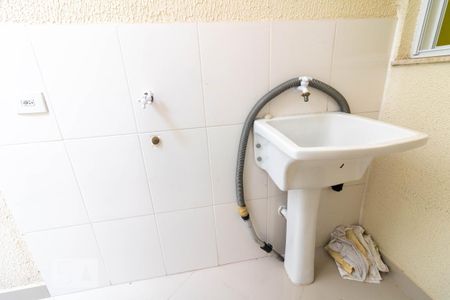 Área de Serviço de apartamento à venda com 2 quartos, 55m² em Parque das Nações, Santo André