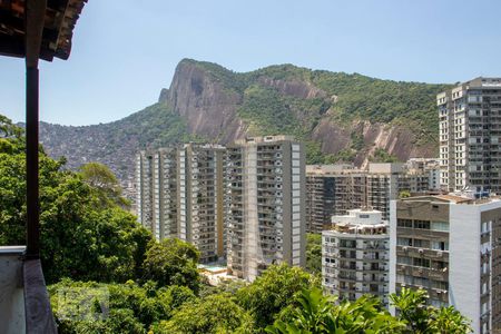 Vista da Sala de casa à venda com 4 quartos, 152m² em São Conrado, Rio de Janeiro