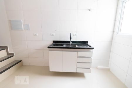 Cozinha de apartamento à venda com 2 quartos, 92m² em Vila Valparaíso, Santo André