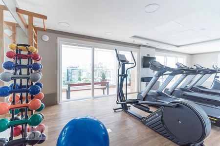 Apartamento à venda com 37m², 1 quarto e 1 vaga Apartamento à venda com 37m², 1 quarto e 1 vagaÁrea comum - Academia