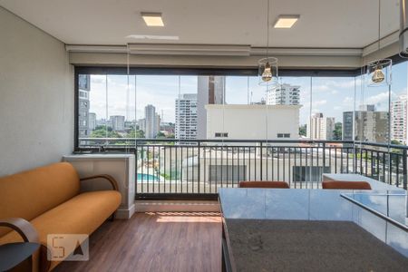 Varanda de kitnet/studio para alugar com 1 quarto, 39m² em Campo Belo, São Paulo