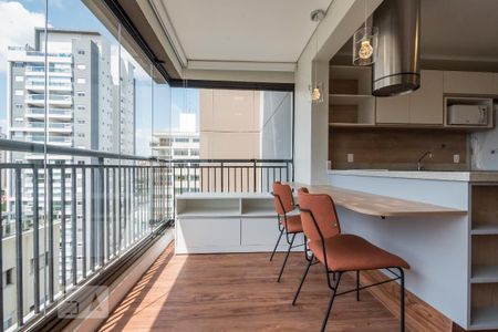 Studio para alugar com 39m², 1 quarto e 1 vagaVaranda
