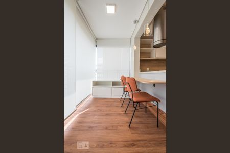 Studio para alugar com 39m², 1 quarto e 1 vagaVaranda