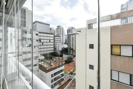 Varanda - Vista de kitnet/studio para alugar com 1 quarto, 33m² em Bela Vista, São Paulo