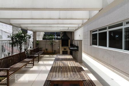 Studio para alugar com 33m², 1 quarto e 1 vagaChurrasqueira