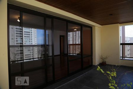 Varanda da Sala de apartamento à venda com 4 quartos, 198m² em Jardim Monte Kemel, São Paulo