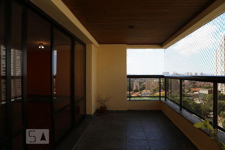 Varanda da Sala de apartamento à venda com 4 quartos, 198m² em Jardim Monte Kemel, São Paulo