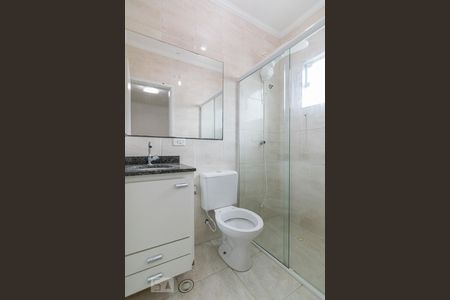 Banheiro da Suite de casa à venda com 2 quartos, 130m² em Vila Floresta, Santo André