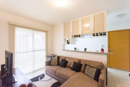 Sala de apartamento para alugar com 1 quarto, 48m² em Vila Nova Conceição, São Paulo