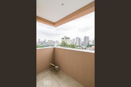Varanda da Suite de apartamento à venda com 2 quartos, 70m² em Jardim, Santo André