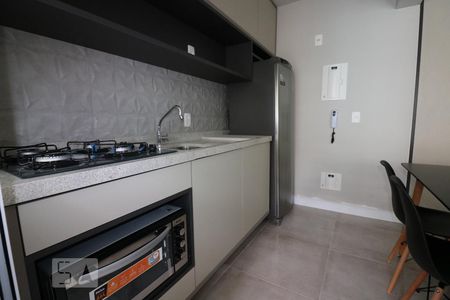 Cozinha - Armários de apartamento para alugar com 1 quarto, 45m² em Santa Efigênia, São Paulo