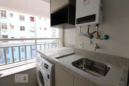 Área de Serviço de apartamento para alugar com 1 quarto, 45m² em Santa Efigênia, São Paulo