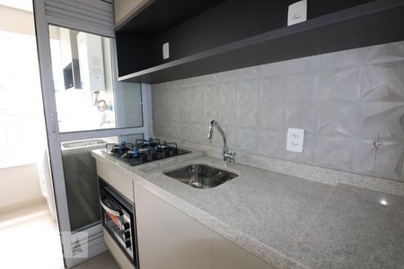 Cozinha de apartamento para alugar com 1 quarto, 45m² em Santa Efigênia, São Paulo