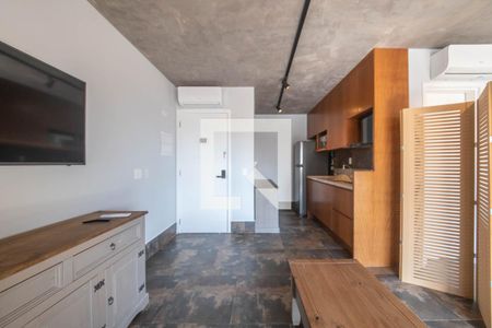 Sala de kitnet/studio à venda com 1 quarto, 43m² em Cidade Monções, São Paulo