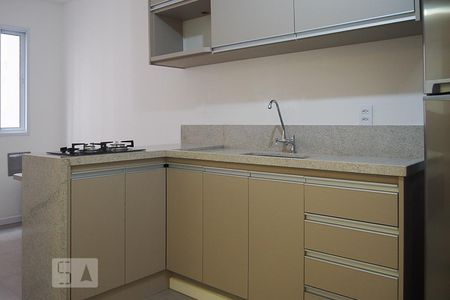 Cozinha de apartamento para alugar com 1 quarto, 25m² em Vila Buarque, São Paulo