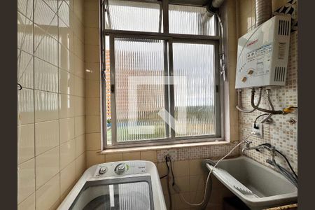 Cozinha e Área de Serviço de apartamento para alugar com 2 quartos, 56m² em Barra da Tijuca, Rio de Janeiro