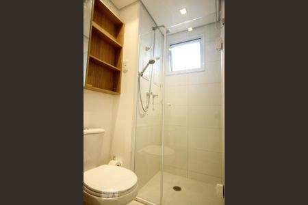 Banheiro da Suíte de kitnet/studio para alugar com 1 quarto, 35m² em Real Parque, São Paulo