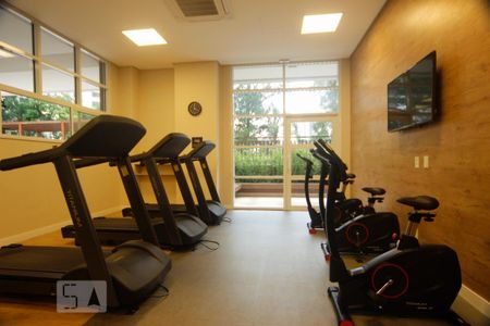 Área comum - Academia de kitnet/studio para alugar com 1 quarto, 35m² em Real Parque, São Paulo