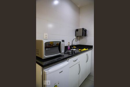 Cozinha de kitnet/studio à venda com 1 quarto, 30m² em Leme, Rio de Janeiro