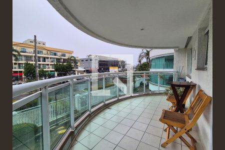 Varanda  de kitnet/studio à venda com 1 quarto, 50m² em Recreio dos Bandeirantes, Rio de Janeiro