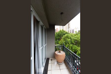 Varanda da sala de apartamento à venda com 2 quartos, 197m² em Real Parque, São Paulo