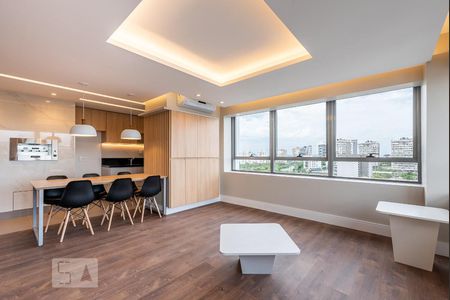 Sala de apartamento para alugar com 1 quarto, 60m² em Petrópolis, Porto Alegre