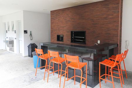 Área comum - Churrasqueira de apartamento para alugar com 2 quartos, 57m² em Brás, São Paulo