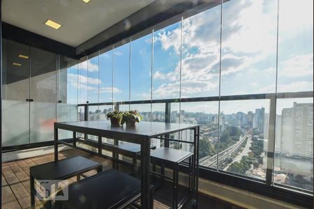 Studio para alugar com 38m², 1 quarto e 1 vagaVaranda