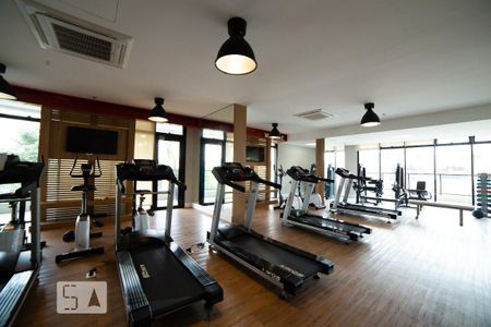 Studio para alugar com 38m², 1 quarto e 1 vaga Studio para alugar com 38m², 1 quarto e 1 vagaAcademia