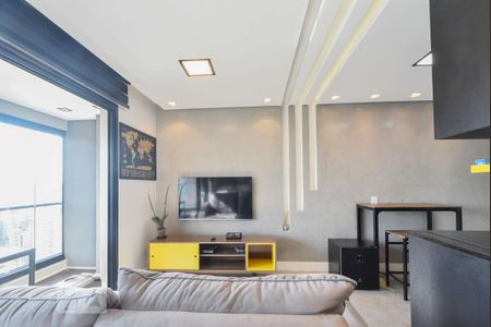 Sala de Estar de kitnet/studio para alugar com 1 quarto, 38m² em Campo Belo, São Paulo