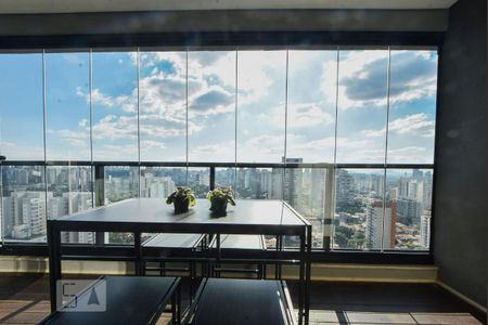 Studio para alugar com 38m², 1 quarto e 1 vagaVaranda