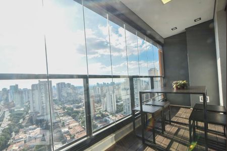 Studio para alugar com 38m², 1 quarto e 1 vagaVaranda