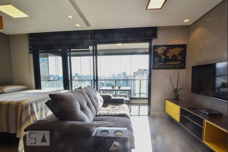 Sala de Estar de kitnet/studio para alugar com 1 quarto, 38m² em Campo Belo, São Paulo