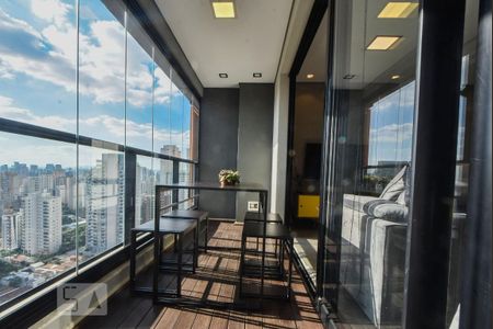 Studio para alugar com 38m², 1 quarto e 1 vagaVaranda