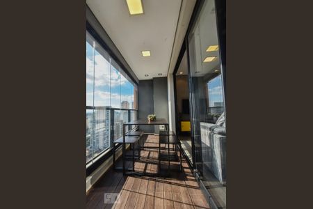 Studio para alugar com 38m², 1 quarto e 1 vagaVaranda