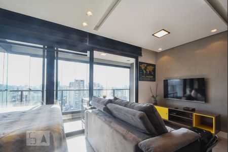 Sala de Estar de kitnet/studio para alugar com 1 quarto, 38m² em Campo Belo, São Paulo