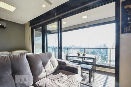 Studio para alugar com 38m², 1 quarto e 1 vagaVaranda