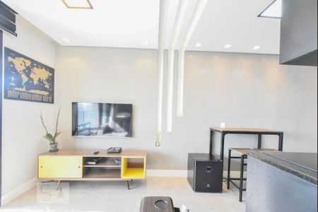 Sala de Estar de kitnet/studio para alugar com 1 quarto, 38m² em Campo Belo, São Paulo