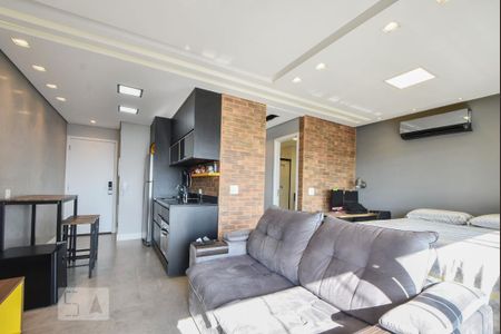 Sala de Estar de kitnet/studio para alugar com 1 quarto, 38m² em Campo Belo, São Paulo