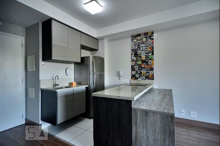 Cozinha de apartamento à venda com 1 quarto, 48m² em Parque Industrial Tomas Edson, São Paulo