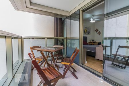 Studio para alugar com 39m², 1 quarto e 1 vagaVaranda