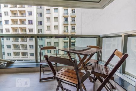 Studio para alugar com 39m², 1 quarto e 1 vagaVaranda