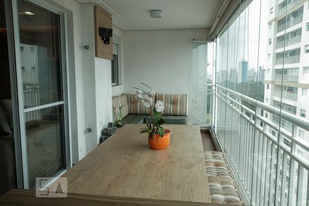 Varanda da Sala de apartamento para alugar com 3 quartos, 104m² em Jardim Avelino, São Paulo
