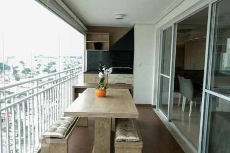 Varanda da Sala de apartamento para alugar com 3 quartos, 104m² em Jardim Avelino, São Paulo