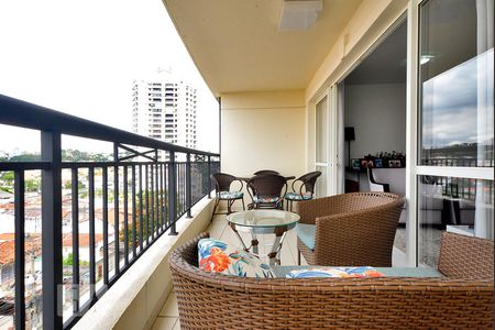 Varanda da Sala de apartamento para alugar com 3 quartos, 138m² em Vila Ipojuca, São Paulo