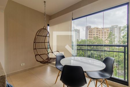 Varanda da Sala de apartamento para alugar com 1 quarto, 38m² em Vila Suzana, São Paulo