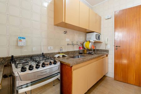 Cozinha de apartamento para alugar com 1 quarto, 55m² em Vila Olímpia, São Paulo