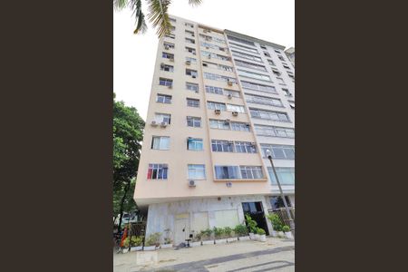 Fachada do Prédio. de kitnet/studio para alugar com 1 quarto, 35m² em Copacabana, Rio de Janeiro