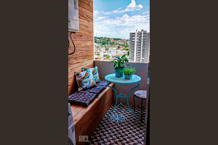 Sacada de dia  de apartamento para alugar com 1 quarto, 58m² em Ideal, Novo Hamburgo