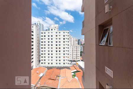 Vista Sacada da sala e quarto de apartamento à venda com 1 quarto, 34m² em Centro, Campinas